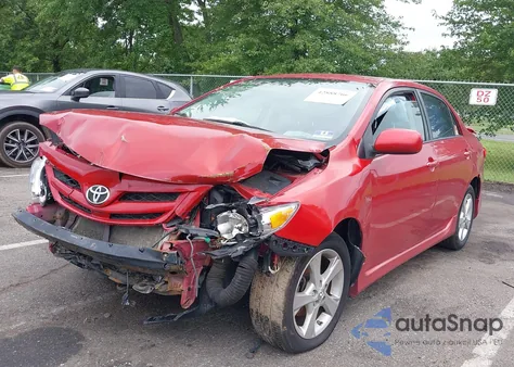 2011 Toyota Corolla S from USA, damaged, VIN 2T1BU4EE9BC671667